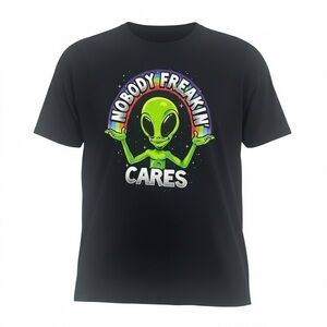 DOM It's About The Art Alien Graphic Tee Black XL